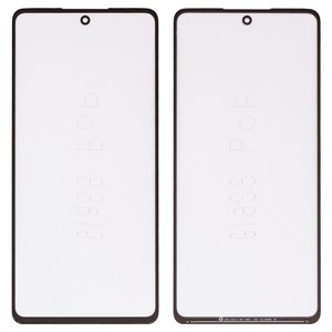Стекло корпуса G+OCA PRO для Samsung A725 Galaxy A72, A726 Galaxy A72 5G, с OCA пленкой, черное