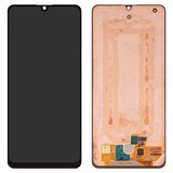 Дисплей для Samsung M325 Galaxy M32, черный, без рамки, Оригинал (переклеено стекло)