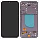 LCD compatible with Samsung S711 Galaxy S23 FE, (black, with frame, High Copy, (OLED))