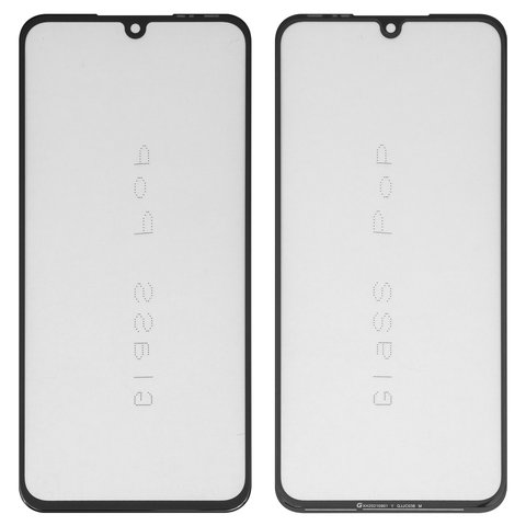 Housing Glass G+OCA PRO compatible with Infinix Note 11, Note 12 X663D , with OCA film, black 