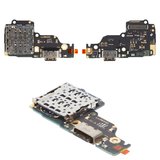 Cable flex puede usarse con Xiaomi Redmi Note 13 4G, del conector de carga, con componentes, Original (PRC), placa del cargador