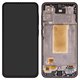 Pantalla LCD puede usarse con Samsung A366 Galaxy A36, negro, con marco, High Copy, (OLED)