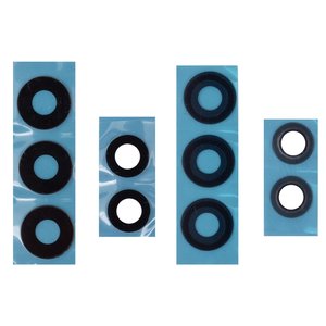 Camera Lens compatible with Samsung A525 Galaxy A52, A725 Galaxy A72, black, set 5 pcs. 