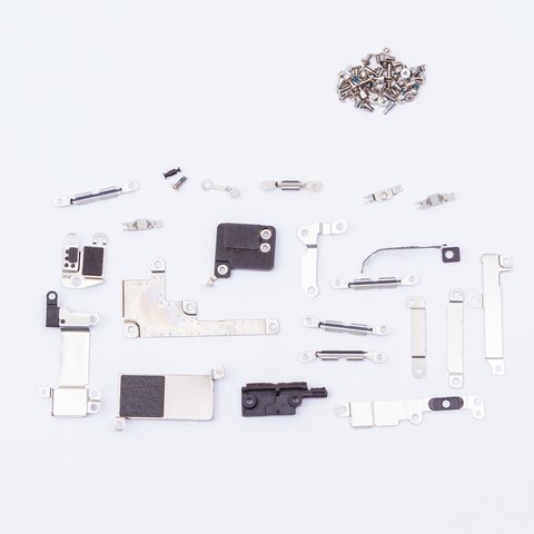 Screw compatible with iPhone 8 Plus, full set, with clamping plates 