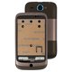 Housing compatible with HTC A3333 Wildfire, (brown)