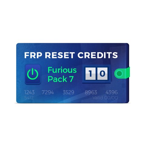 10 FRP Reset Credits Furious Pack 7 