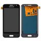 LCD compatible with Samsung J120 Galaxy J1 (2016), (black, without adjustment of light, without frame, Copy)