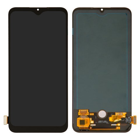 LCD compatible with Xiaomi Mi 10 Lite, black, without frame, High Copy, with wide edge, OLED , M2002J9G 