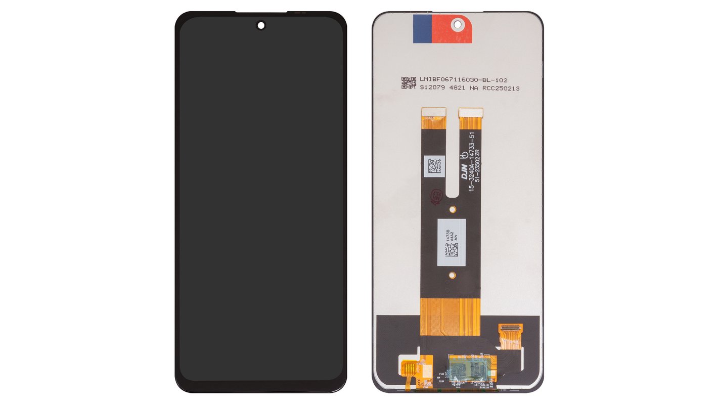 LCD compatible with ZTE Nubia V60, (black, without frame, High
