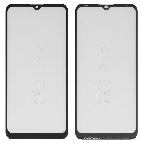 Housing Glass G+OCA PRO compatible with Motorola Moto E7 Power PAMH0001IN, Moto E7 XT2095, Moto E7i Power XT2097, with OCA film, black 