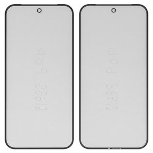 Стекло корпуса G+OCA PRO для Google Pixel 9 Pro XL, с OCA пленкой, черное