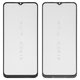 Housing Glass G+OCA PRO compatible with Realme C21Y, C25Y, (with OCA film, black)