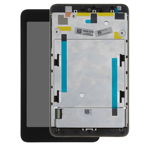 Pantalla LCD puede usarse con Acer Iconia One 7 B1 750, negro, con marco