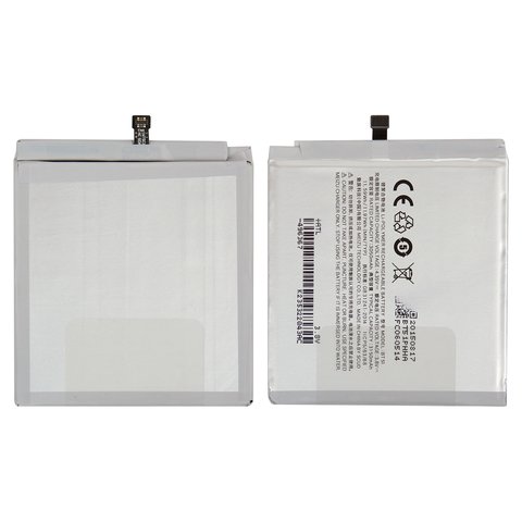 Batería BT51 puede usarse con Meizu MX5, Li Polymer, 3.8 V, 3150 mAh, Original PRC