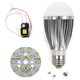 Juego de piezas para armar lámpara LED regulable SQ-Q03 5730 7 W (luz blanca cálida, E27)