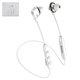 Auricular Baseus S10, inalámbrica, de vacío, blanco, con cable micro-USB Tipo-B, #NGS10-02