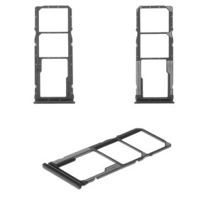 Sujetador de tarjeta SIM puede usarse con Xiaomi Redmi Note 8, negro, M1908C3JH, M1908C3JG, M1908C3JI