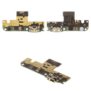 Cable flex puede usarse con Xiaomi Redmi Note 5A, del conector de carga, con micrófono, con componentes, Original PRC , placa del cargador