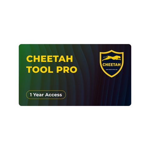Activación Cheetah Tool Pro por 1 año