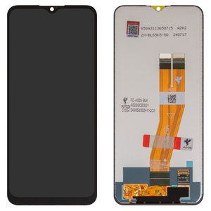 Pantalla LCD puede usarse con Samsung A025F DS Galaxy A02s, M025 Galaxy M02s, negro, sin marco, FLYCDI, con cable plano amarillo, 160,5x72 mm 