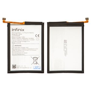 Batería BL 49HX puede usarse con Infinix Hot 20 5G X666 , Li Polymer, 3.85 V, 5000 mAh, Original PRC 