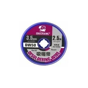 Malla para desoldar Mechanic DW50 3525, W. 3.5 mm, l. 2.5 m