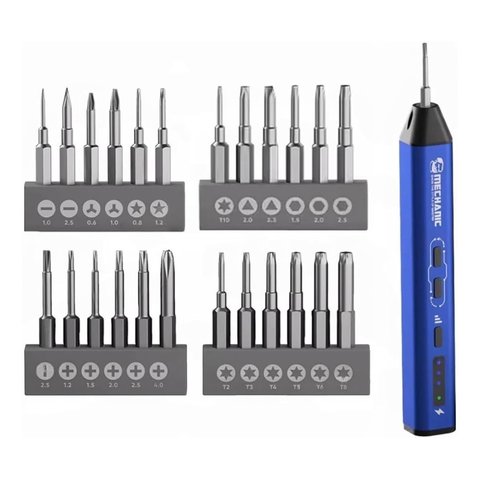 Destornillador eléctrico inalámbrico Mechanic ES240, 24 in 1