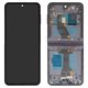 Pantalla LCD puede usarse con Samsung F731 Galaxy Z Flip5, negro, con marco, High Copy