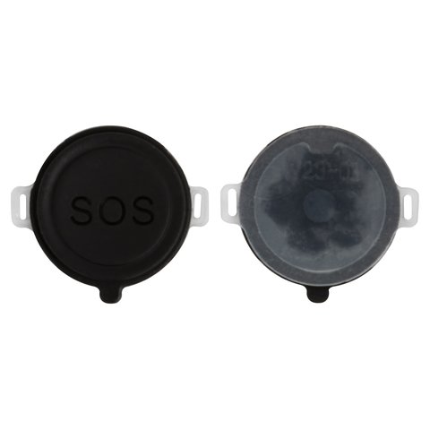 Пластик на кнопку SOS для Fly EZZY 4, Original, черный, #YW23 317 0103