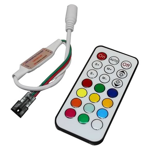 Контроллер с ИК пультом TH2015 X IR RGB, WS2811, WS2812, 12 В 