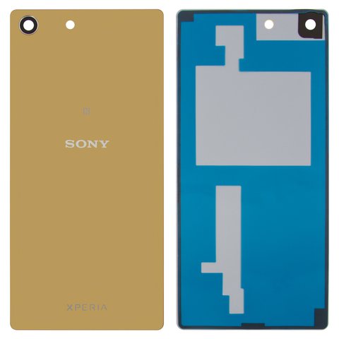 Задня панель корпуса для Sony E5603 Xperia M5, E5606 Xperia M5, E5633 Xperia M5, E5653 Xperia M5, E5663 Xperia M5 Dual, золотиста