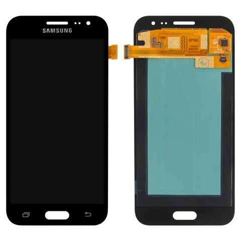 Дисплей для Samsung J200 Galaxy J2, чорний, без рамки, Original PRC , original glass