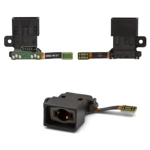 Шлейф для Samsung N930F Galaxy Note 7, конектора навушників