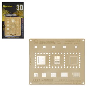 3D BGA трафарет Mechanic S40 A12 для Apple iPhone XR, iPhone XS, iPhone XS Max