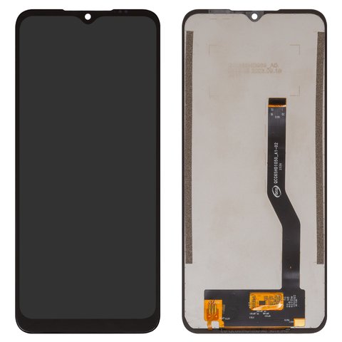 Дисплей для Doogee N50, X98, чорний, без рамки, High Copy