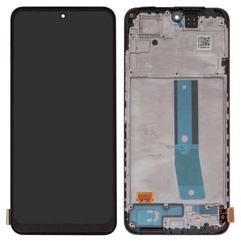 Дисплей для Xiaomi Redmi Note 11, чорний, з рамкою, High Copy, OLED 