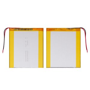 Аккумулятор 358095, 90 мм, 80 мм, 2,8 мм, Li ion, 3,7 В, 3200 мАч, с контроллером