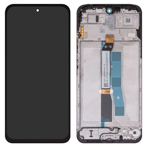 Дисплей для Xiaomi Poco M7 4G, Redmi 15 4G, черный, с рамкой, Original PRC , 165mm, global version