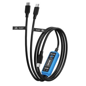 USB тестер RELIFE XA7, USB тип C, 2xUSB тип C, 100W