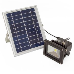 Вуличний LED прожектор SL-310 (з сонячною панеллю, 1000 лм, 4400 мАг, 6000-6500 K, холодний білий) Вуличний LED прожектор SL-310 (з сонячною панеллю, 1000 лм, 4400 мАг, 6000-6500 K, холодний білий)