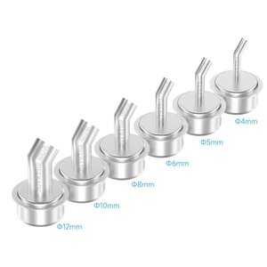 Насадка термофена Mechanic 861 Original, вигнута, 6in1, 4mm 5mm 6mm 8mm 10mm 12mm