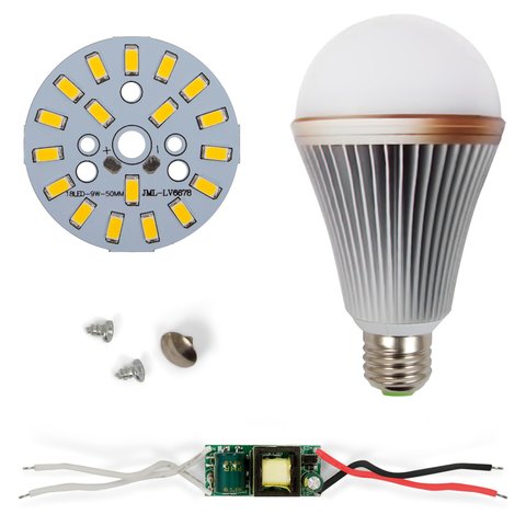 LED Light Bulb DIY Kit SQ Q24 5730 E27 9 W – warm white